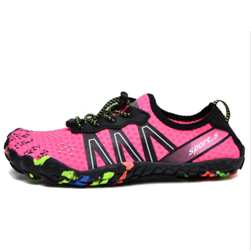 ZAPATILLA OUTDOOR ROSA ACUATICA SECADO RAPIDO ANTIDESLIZANTE