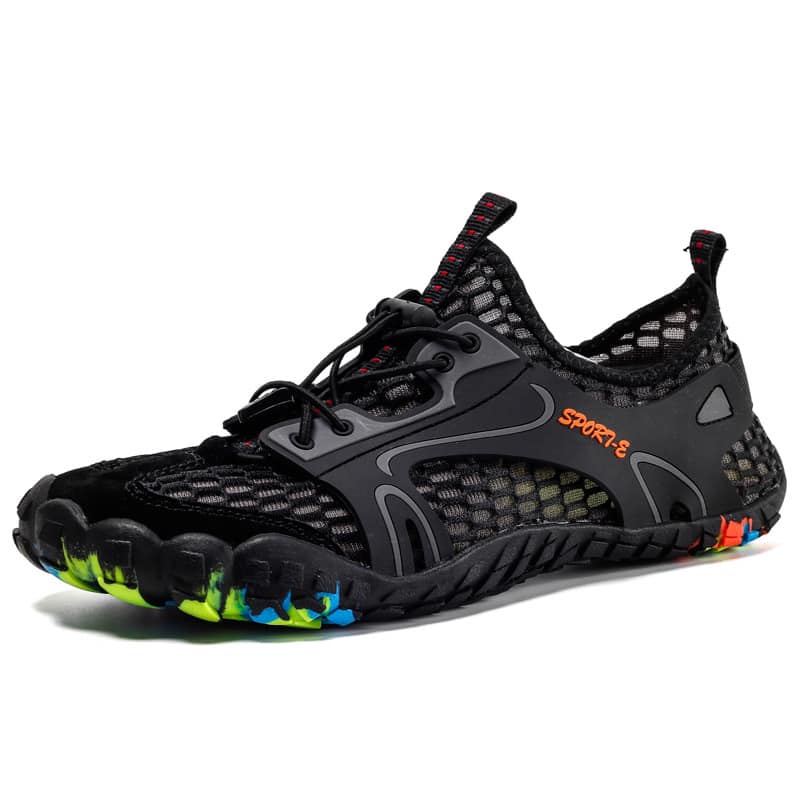 ZAPATILLA OUTDOOR NEGRO ACUATICA SECADO RAPIDO ANTIDESLIZANTE