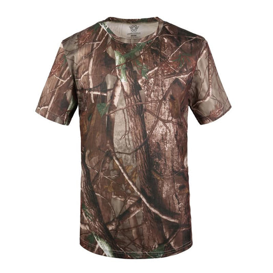 POLERA MODA MILITAR CAMUFLAJE BOSQUE UV