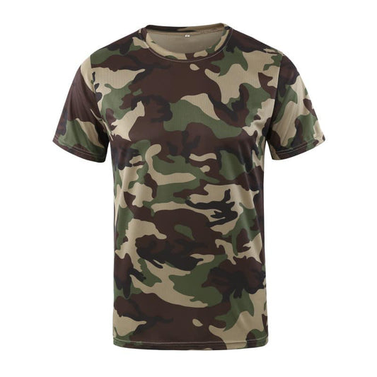 POLERA MODA MILITAR CAMUFLAJE SELVA UV