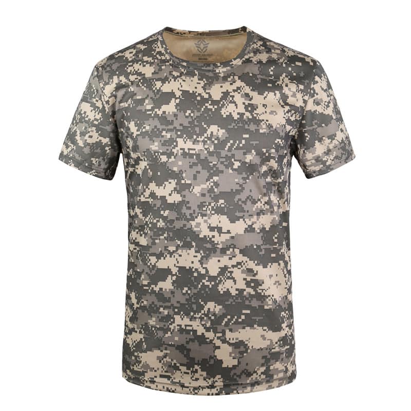 POLERA MODA MILITAR CAMUFLAJE DIGITAL UV