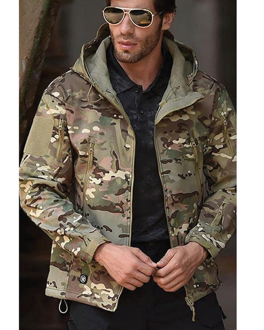 CHAQUETA SOFTSHELL MULTICAM GREEN